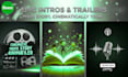 cinematic movie intro video, book animation trailer, podcast intro outro video