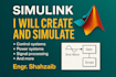 do matlab, simulink control systems and robotics projects with gui and simscape