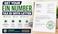 get your ein number tax id with letter from irs