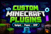 develop custom minecraft smp plugins for spigot paper and  bukkit