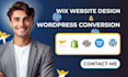 build wix website design wix studio weebly squarespace webflow to wordpress