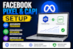 setup facebook pixel and conversion API tracking