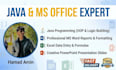 assist in java programming and oop tasks with clean code