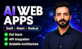 build custom ai software or web app as full stack developer