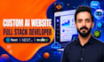 build custom ai software or web app as full stack developer