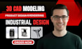 do 3d product modeling, 3d product rendering 3d cad design and industrial design