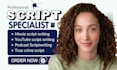 write documentary true crime script podcast script youtube video scriptwriting