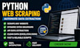 web scraping, data scraping, and python web scraper