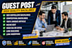 build high DR guest post backlinks dofollow SEO