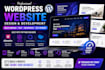design wordpress website with elementor divi oxygen wpbakery page builder