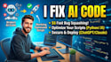 fix, debug, and secure your ai generated code scripts