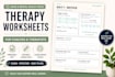 design therapy worksheets and coaching workbooks