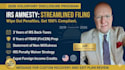 prepare your irs back taxes and streamlined amnesty disclosure