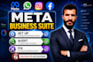 fix setup manage meta business suite, restricted account