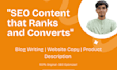 write SEO blog posts and website copy that converts