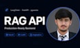 build a rag chatbot API with langchain and fastapi