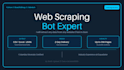 build a custom python web scraping bot to extract any data you need
