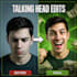 do professional youtube video editing, long and short form talking head editor