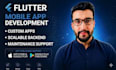 create flutter mobile app for ios android with full deployment