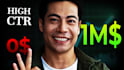 design high CTR youtube thumbnails