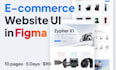 design your ecommerce website UI in figma