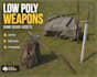 create low poly weapons for games in blender