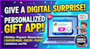 develop a custom interactive surprise gift app in python