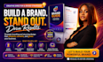 create brand strategy and visual identity with brand guidelines