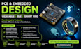 design pcb, embedded ble wearable smart ring and touch hid ble mobile app, nfc