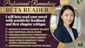 beta read your romantasy novel with sensitivity feedback and first chapter