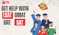 help with lsat, gmat, sat and gre tutoring