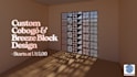 design custom cobogo and breeze block 3d models