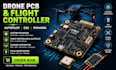 design drone pcb, flight controller, autopilot, esc and pixhawk circuits imu gps