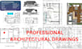 draft architectural, mep, and construction permit drawings