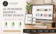 design an ai powered shopify store with automation