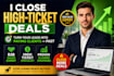 be your b2b sales closer and high ticket sales rep