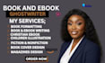 write fiction romance novel ebook, ebook ghostwriter