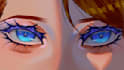 eye animation, brightness and movement