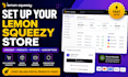 set up lemon squeezy checkout, products, payment system for saas digital sales
