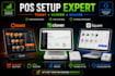 setup toast clover square pos system