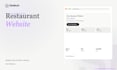 design a premium website for your restuarant