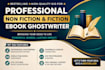 be your thrilling and compelling fiction and non fiction ebook writer