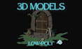 create simple low poly 3d models for games and animations