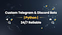 build a custom telegram in python