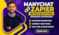 integrate manychat with zapier for advanced marketing automation