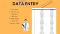 do accurate data entry, excel data entry and web research