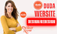 build duda website duda seo duda redesign duda ecommerce duda landing page