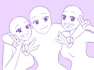 draw your characters posing together