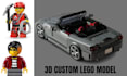 design detailed 3d lego models and technic builds with pdf instruction