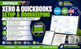 setup xero quickbooks australia bookkeeping bas gst monthly service